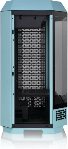 Photo de Boitier Mini Tour Micro ATX Thermaltake The Tower 300 avec panneaux vitrés (Bleu/Noir)