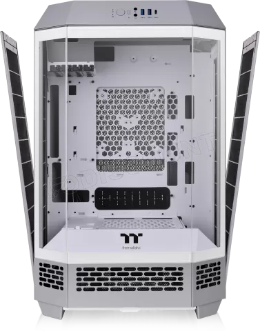 Photo de Boitier Mini Tour Micro ATX Thermaltake The Tower 300 avec panneaux vitrés (Gris)