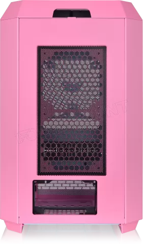 Photo de Boitier Mini Tour Micro ATX Thermaltake The Tower 300 avec panneaux vitrés (Rose)