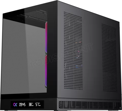 Photo de Boitier Mini Tour Micro ATX Xigmatek Cloud M Digital avec panneaux vitrés (Noir)