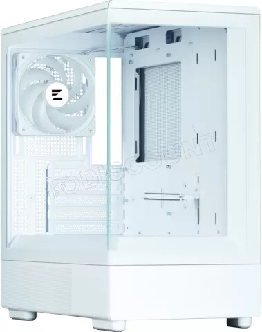 Photo de Boitier Mini Tour Micro ATX Zalman P10 RGB avec panneaux vitrés (Blanc)