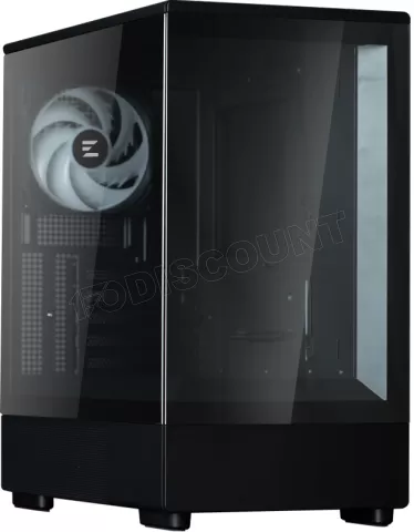 Photo de Boitier Mini Tour Micro ATX Zalman P10 RGB avec panneaux vitrés (Noir)