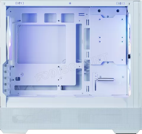 Photo de Boitier Mini Tour Micro ATX Zalman P30 Air RGB avec panneaux vitrés (Blanc)