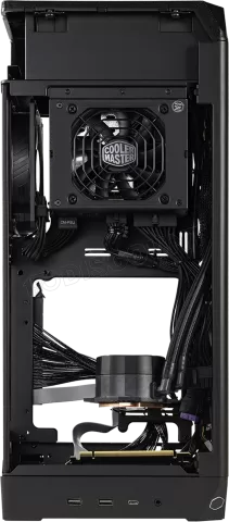 Photo de Boitier Mini Tour Mini ITX Cooler Master NCore 100 Max (Gris) avec alimentation 850W