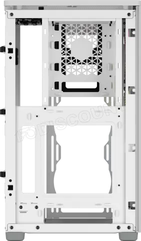 Photo de Boitier Mini Tour Mini-ITX Corsair iCue 2000D Airflow RGB (Blanc)