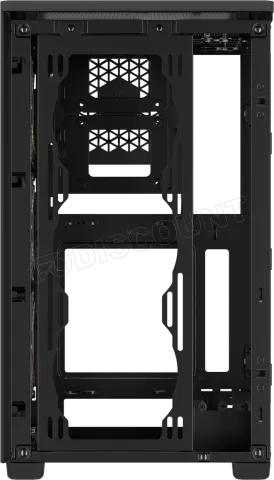 Photo de Boitier Mini Tour Mini-ITX Corsair iCue 2000D Airflow RGB (Noir)