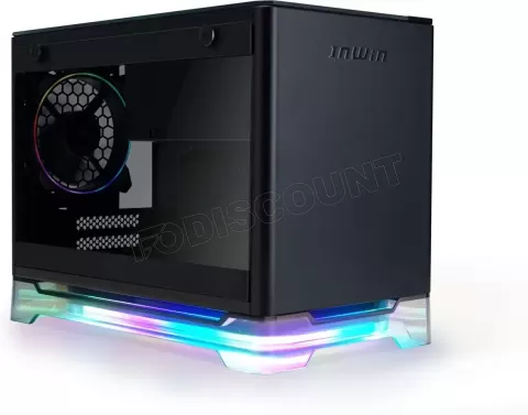 Photo de Boitier Mini Tour Mini ITX InWin A1 Prime RGB avec panneau vitré + Alimentation 750W (Noir)