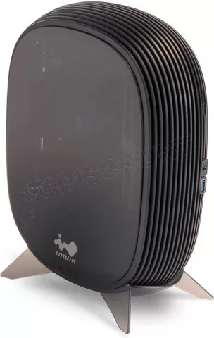 Boîtier PC Mini Tour Textorm TB10 - Format Micro ATX/Mini ITX, USB-C, Ventilation 92mm, Noir