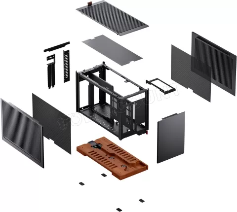 Photo de Boitier Mini Tour Mini ITX Jonsbo T9 (Noir)