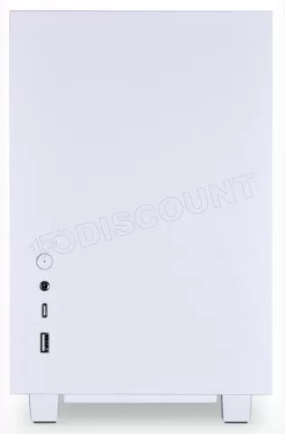 Photo de Boitier Mini Tour Mini ITX Lian-Li Q58 PCIe 4.0 Edition RGB avec panneau vitré (Blanc)