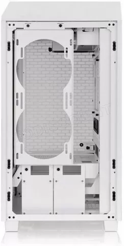 Photo de Boitier Mini Tour Mini ITX Thermaltake The Tower 200 avec panneaux vitrés (Blanc)