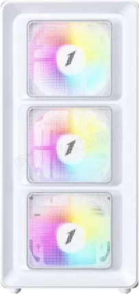 Photo de Boitier Moyen Tour ATX 1stPlayer BR7 RGB avec panneaux vitrés (Blanc)