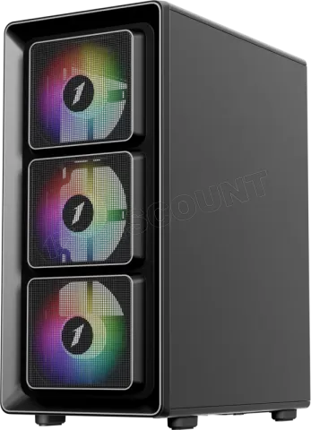 Photo de Boitier Moyen Tour ATX 1stPlayer BR7 RGB avec panneaux vitrés (Noir)