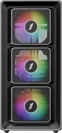 Photo de Boitier Moyen Tour ATX 1stPlayer BR7 RGB avec panneaux vitrés (Noir)
