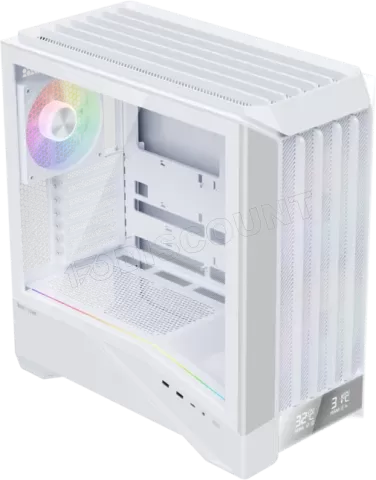 Photo de Boitier Moyen Tour ATX 1stPlayer GM8 RGB avec panneau vitré (Blanc)