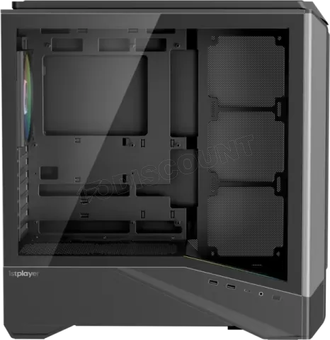 Photo de Boitier Moyen Tour ATX 1stPlayer GM8 RGB avec panneau vitré (Noir)