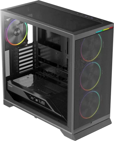Photo de Boitier Moyen Tour ATX 1stPlayer GP8 RGB avec panneau vitré (Noir)