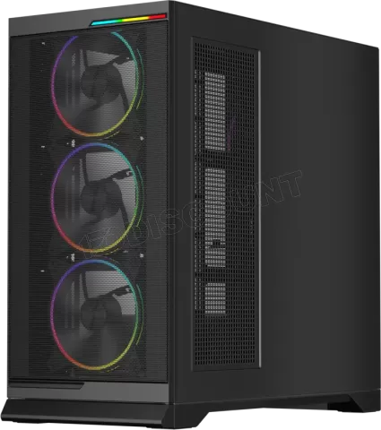 Photo de Boitier Moyen Tour ATX 1stPlayer GP8 RGB avec panneau vitré (Noir)