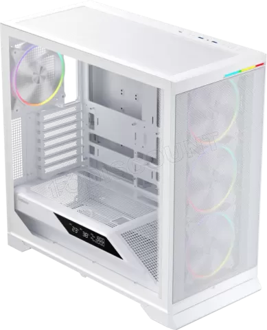 Photo de Boitier Moyen Tour ATX 1stPlayer GP9 RGB avec panneau vitré (Blanc)