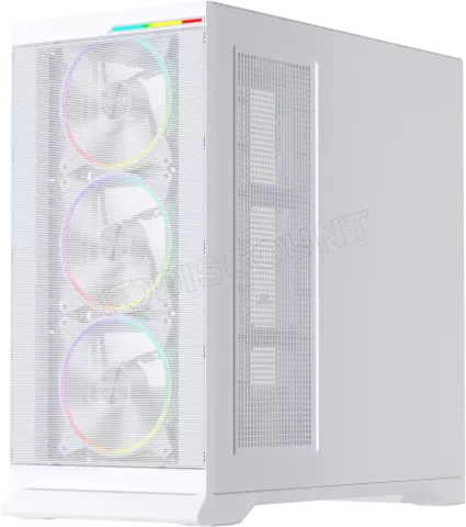 Photo de Boitier Moyen Tour ATX 1stPlayer GP9 RGB avec panneau vitré (Blanc)