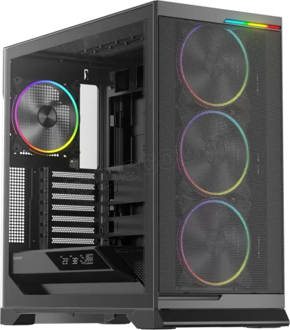 Photo de Boitier Moyen Tour ATX 1stPlayer GP9 RGB avec panneau vitré (Noir)