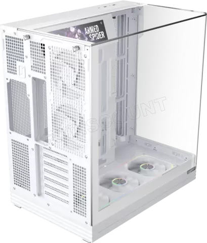 Photo de Boitier Moyen Tour ATX 1stPlayer OV8S RGB avec panneaux vitrés (Blanc)