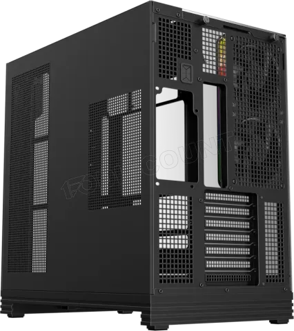 Photo de Boitier Moyen Tour ATX 1stPlayer OV8S RGB avec panneaux vitrés (Noir)