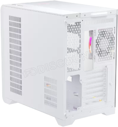 Photo de Boitier Moyen Tour ATX 1stPlayer VT7 RGB avec panneau vitré (Blanc)