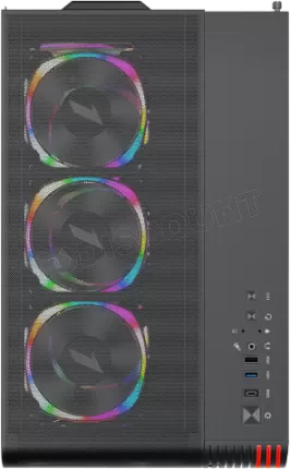 Photo de Boitier Moyen Tour ATX 1stPlayer VT7 RGB avec panneau vitré (Noir)