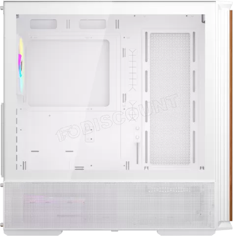 Photo de Boitier Moyen Tour ATX 1stPlayer WD7 RGB avec panneau vitré (Blanc)