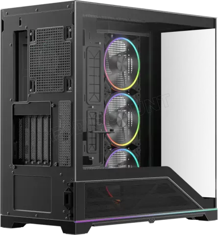 Photo de Boitier Moyen Tour ATX 1stPlayer WP9 RGB avec panneaux vitrés (Noir)