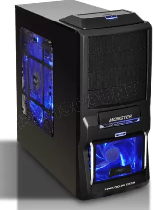 Photo de Boitier Moyen Tour ATX Advance Monster Black