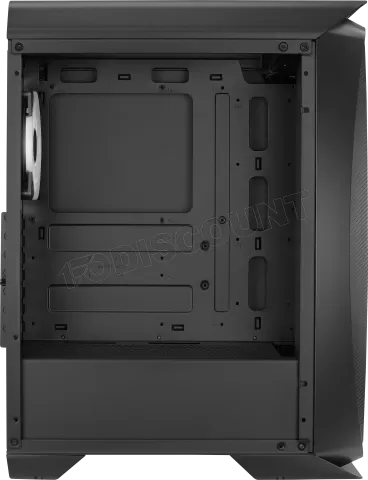 Photo de Boitier Moyen Tour ATX AeroCool Aero One Duo RGB avec panneau vitré (Noir)