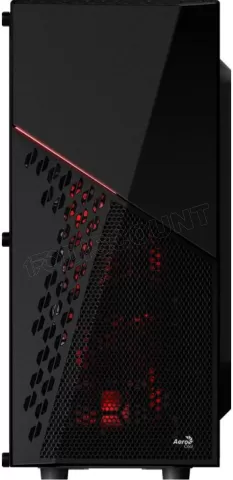Photo de Boitier Moyen Tour ATX AeroCool CyberX Advance avec fenêtre (Noir)