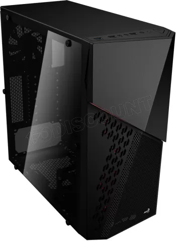 Photo de Boitier Moyen Tour ATX AeroCool CyberX Advance avec fenêtre (Noir)