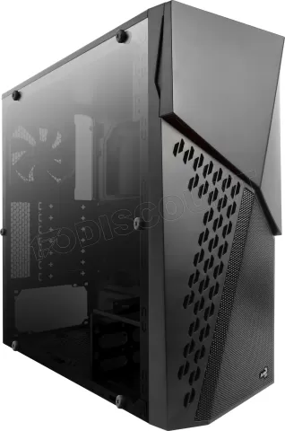 Photo de Boitier Moyen Tour ATX AeroCool CyberX Advance avec fenêtre (Noir)