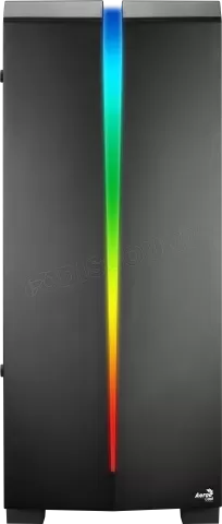 Photo de Boitier Moyen Tour ATX AeroCool Scar RGB avec panneau vitré (Noir)