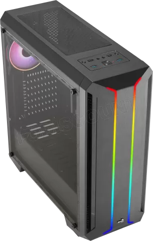 Photo de Boitier Moyen Tour ATX AeroCool Skyline v2 RGB avec panneau vitré (Noir)