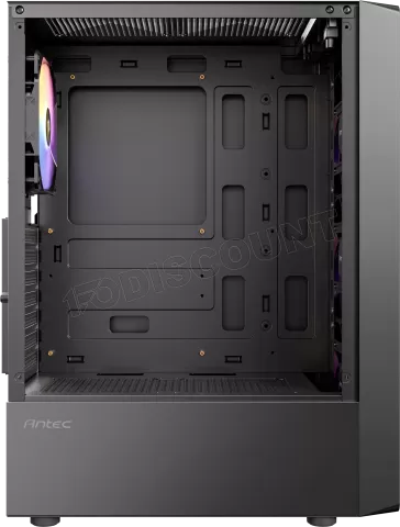 Photo de Boitier Moyen Tour ATX Antec AX26 Elite RGB avec panneau vitré (Noir)