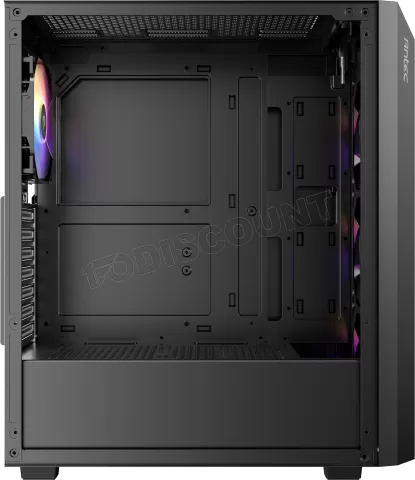 Photo de Boitier Moyen Tour ATX Antec AX67 RGB avec panneau vitré (Noir)