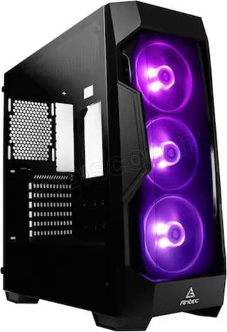 Photo de Boitier Moyen Tour ATX Antec Dark Fleet DF500 RGB avec panneau vitré (Noir)