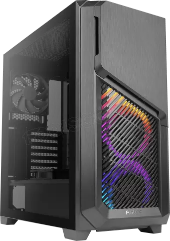 Photo de Boitier Moyen Tour ATX Antec Dark Phantom DP502 Flux RGB avec panneau vitré (Noir)