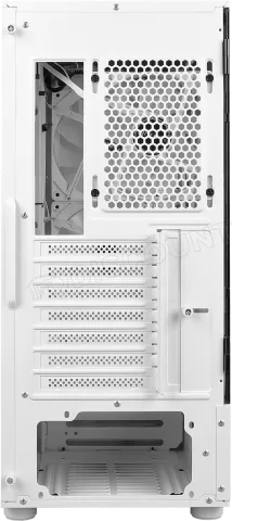 Photo de Boitier Moyen Tour ATX Antec NX410 RGB avec panneau vitré (Blanc)