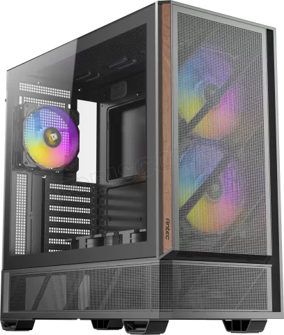 Photo de Boitier Moyen Tour ATX Antec P30 RGB avec panneau vitré (Noir)