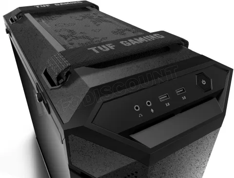 Photo de Boitier Moyen Tour ATX Asus Tuf Gaming GT501 RGB avec panneaux vitrés (Noir)