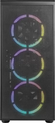 Photo de Boitier Moyen Tour ATX Azza Prime RGB avec panneau vitré (Noir)