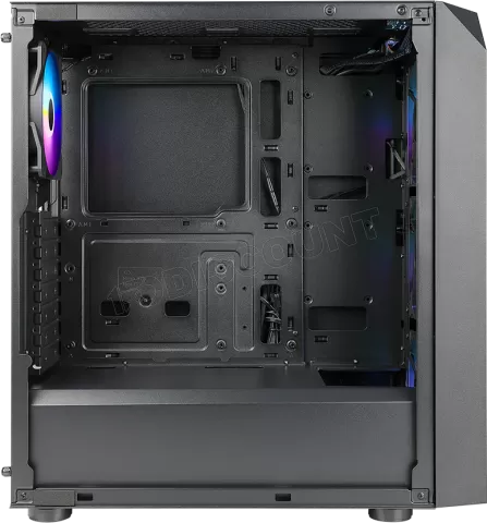 Photo de Boitier Moyen Tour ATX Azza Source RGB avec panneau vitré (Noir)