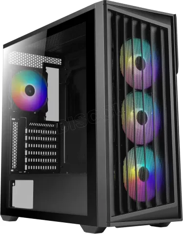 Photo de Boitier Moyen Tour ATX Azza Torrent RGB avec panneau vitré (Noir)
