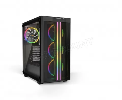 Photo de Boitier Moyen Tour ATX Be Quiet Pure Base 500 FX RGB avec panneau vitré (Noir) #bqsince02