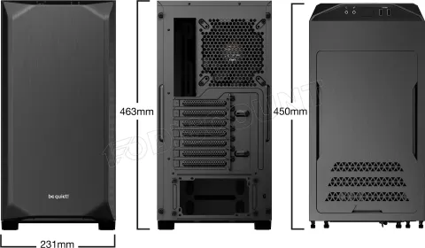 Photo de Boitier Moyen Tour ATX be quiet! Pure Base 500 (Noir)